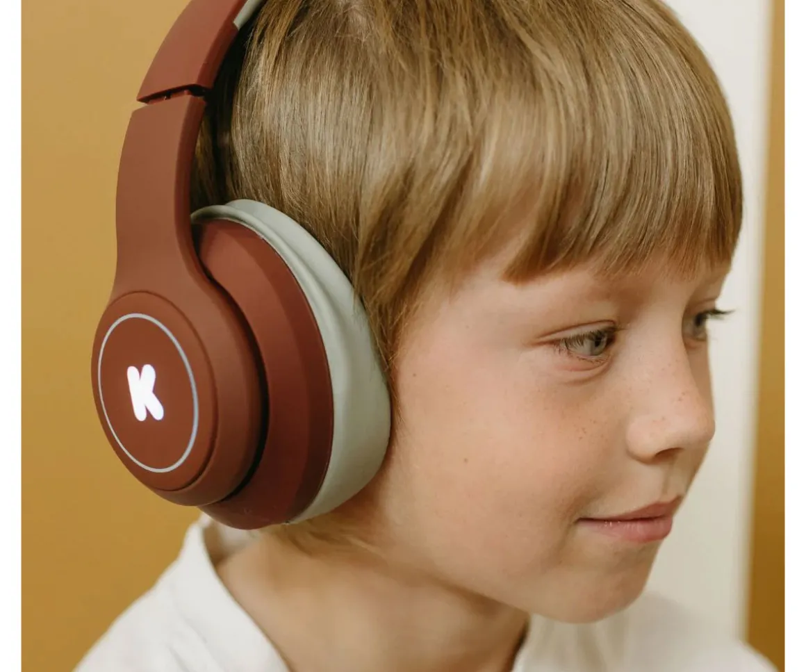 Auriculares K-EARS Bluetooth con Limitador de Volumen Rojo