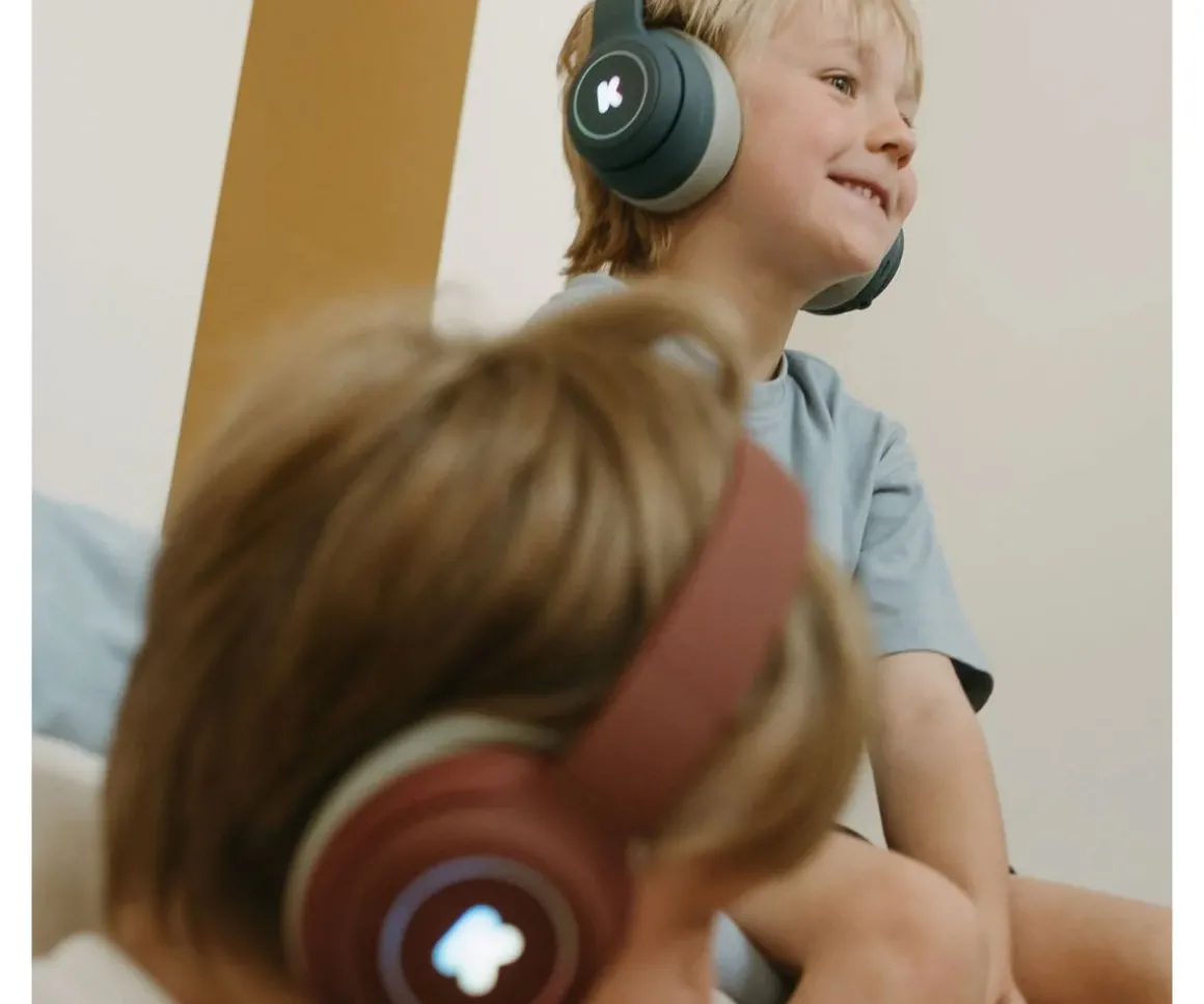 Auriculares K-EARS Bluetooth con Limitador de Volumen Rojo