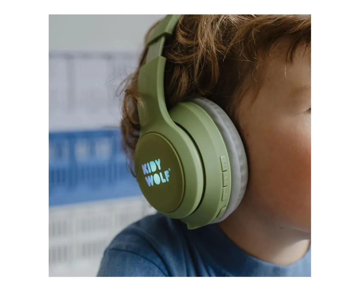 Auriculares KidyEars Infantiles con Orejas de Animal Dinosaurio