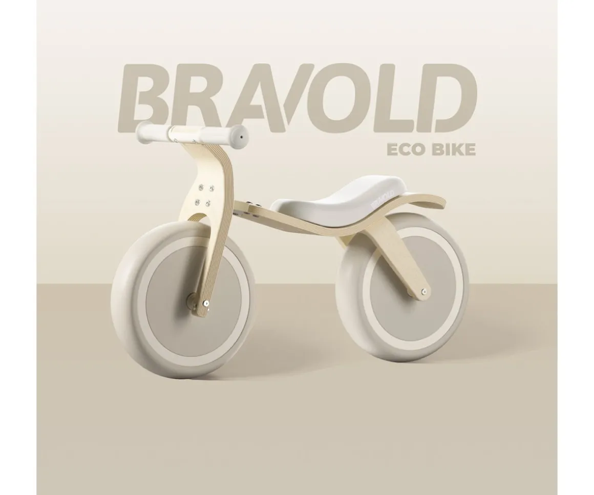 Bicicleta de Equilibrio de Madera Bravold Eco Blanco