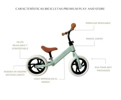 Bicicleta Equilibrio Premium Taupe