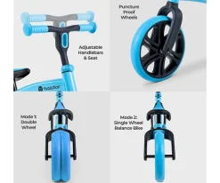 Bicicleta sin Pedales Yvelo Junior Azul