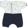 Body Popelín Azul Marino / Estrellas para Muñeco Soft