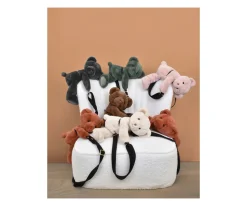 Bolso Osito de Peluche Rosa 30cm