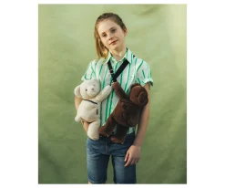 Bolso Osito de Peluche Rosa 30cm