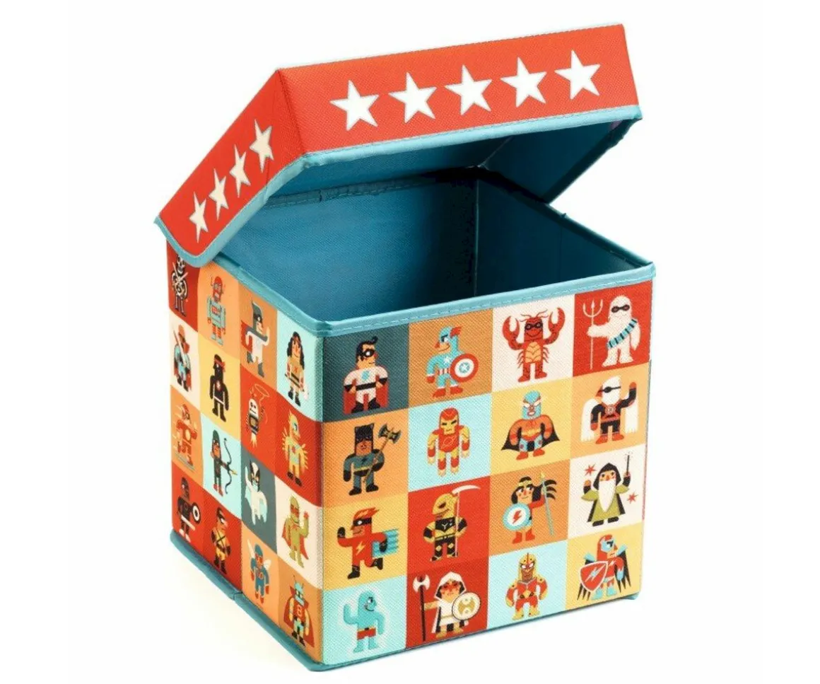 Caja de Almacenamiento Con Asiento Estrellas