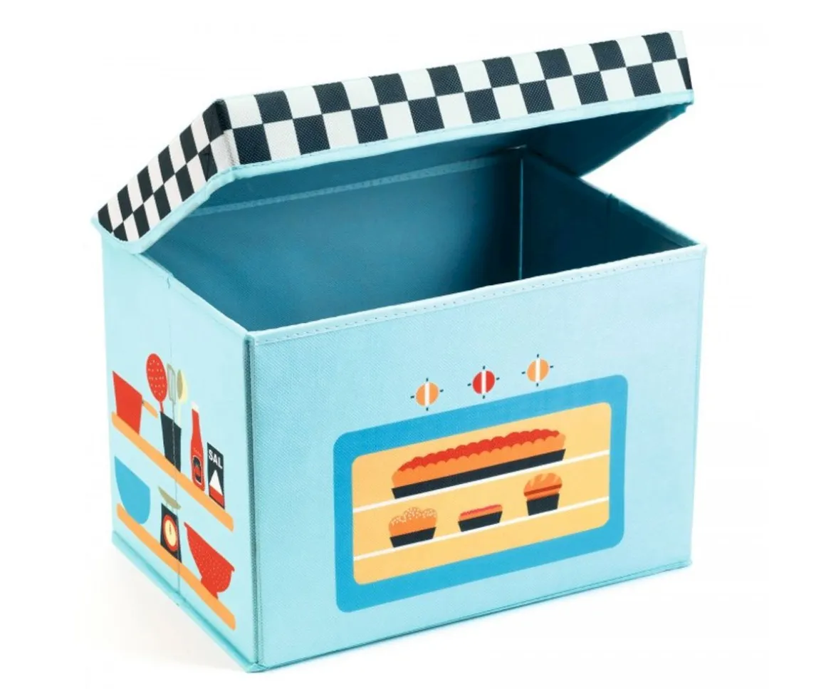 Caja de Almacenamiento Con Asiento Cocina