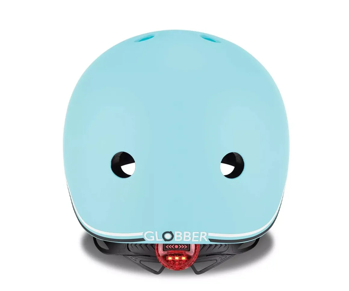 Casco Go Up Lights Azul Pastel