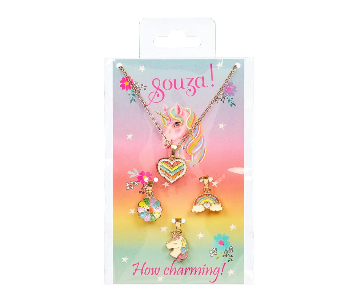Collar Unicornio + 3 Charms