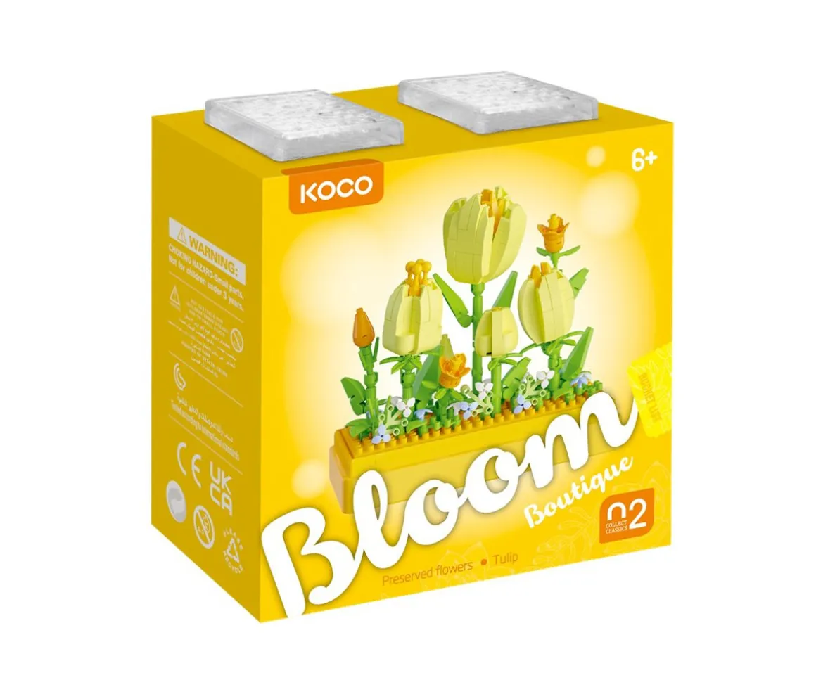 Construcción Mini KOCO Flor Fresca Tulipán 295 Piezas