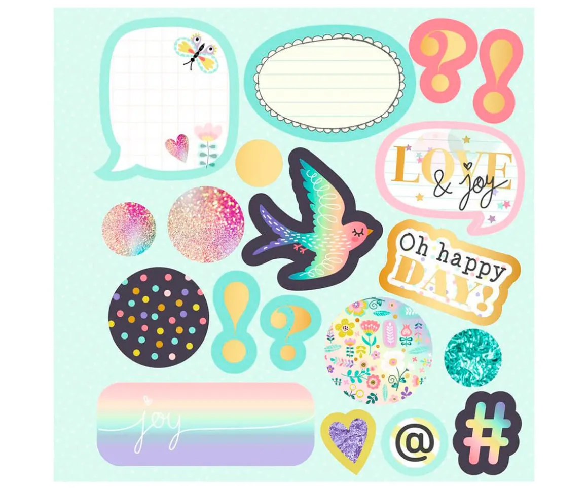 Cuaderno de Pegatinas Flowers & Friends