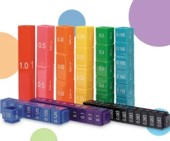 51 Cubos de Equivalencia Fraction Tower