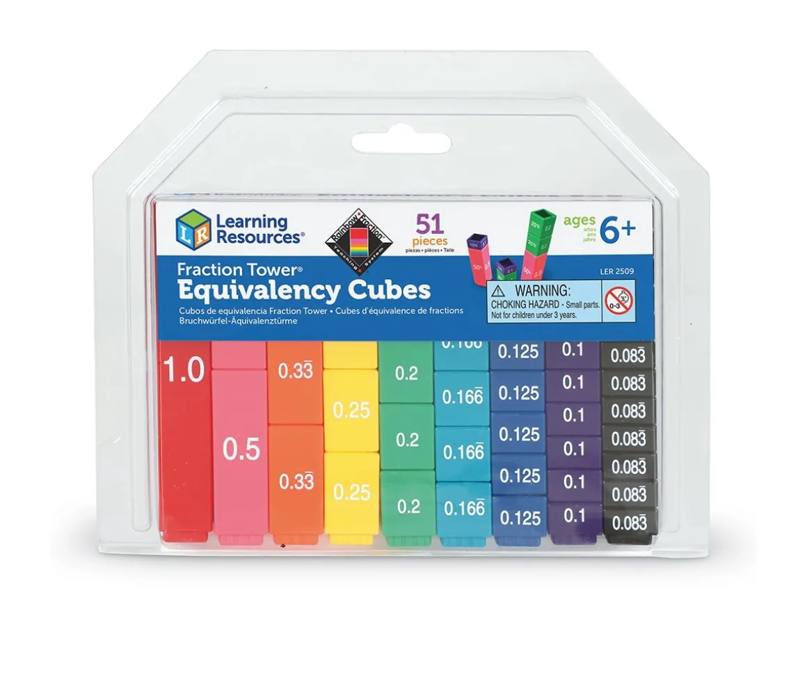 51 Cubos de Equivalencia Fraction Tower