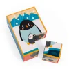 6 Cubos de Madera Animales