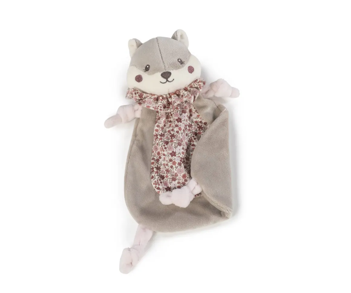 Doudou Ardilla Cherry Flores Personalizable