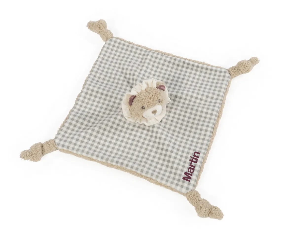Doudou León Gala Mint Personalizable
