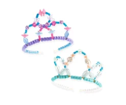 Duo de Tiaras Azul-Rosa