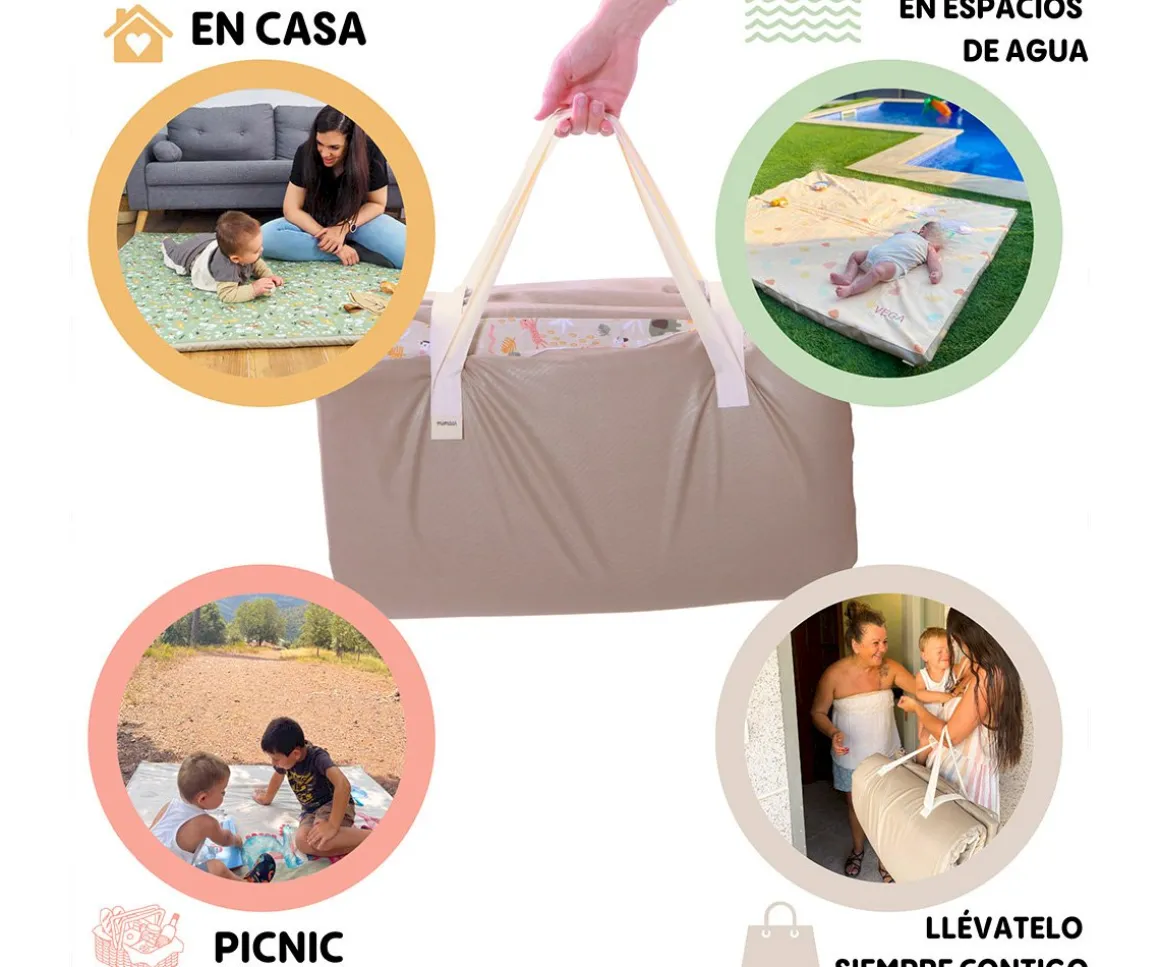Enrollagateo Simple Estampado Amigos del Bosque