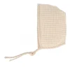 Gorro Vichy Beige para Muñeco
