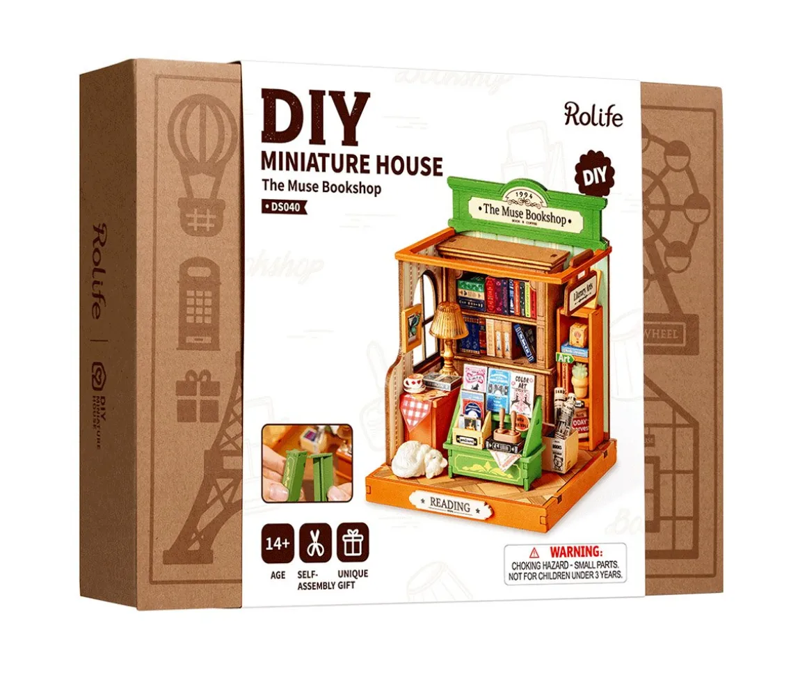 Maqueta en Miniatura The Muse Bookshop