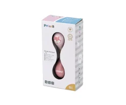 Maraca Doble Zorro Rosa