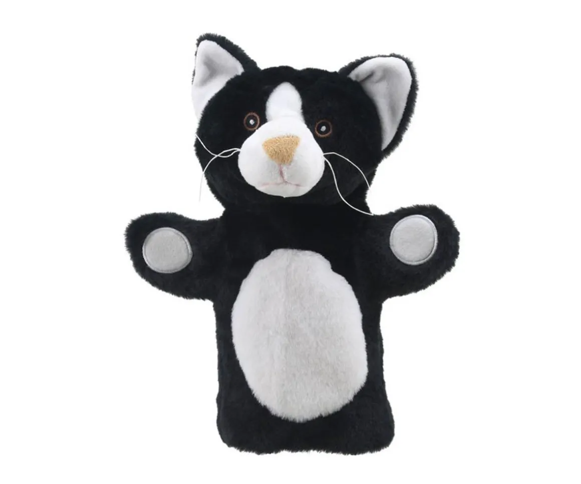 Marioneta Eco Cat Blanco y Negro