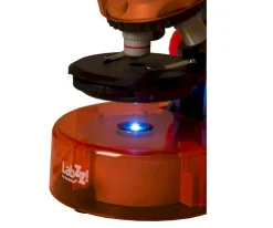 Microscopio Levenhuk LabZZ M101 Naranja + Libro Educativo