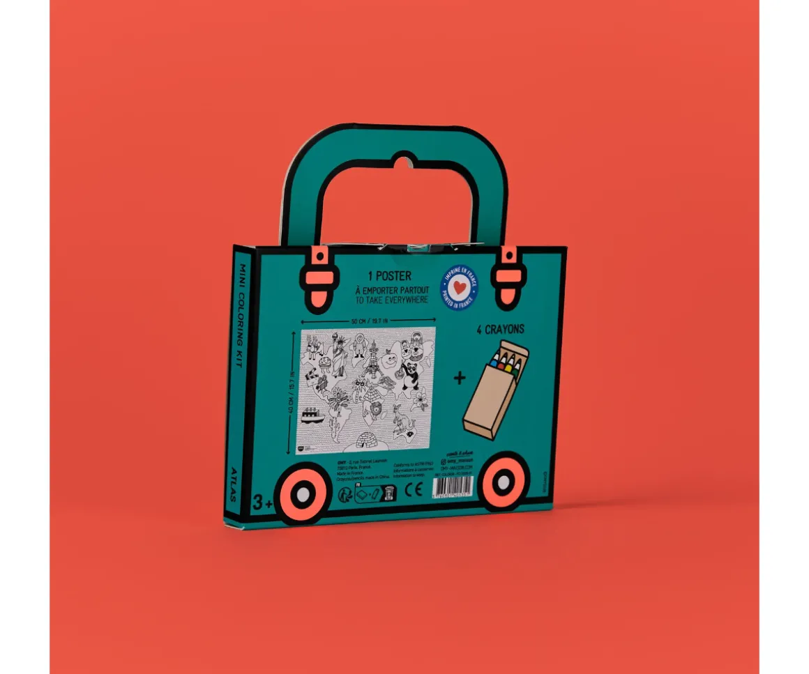 Mini Pocket Omy Atlas para Colorear