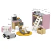 Muebles Dormitorio Infantil para Casa de Muñecas