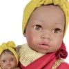 Muñeca Alika con Bebé Burgundy