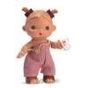 Muñeca Daniela Peto Rosa con Botón
