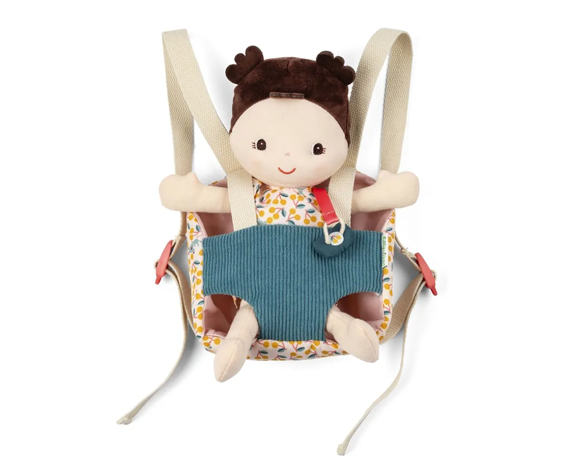 Muñeca de Tela Jeanne y Portabebé