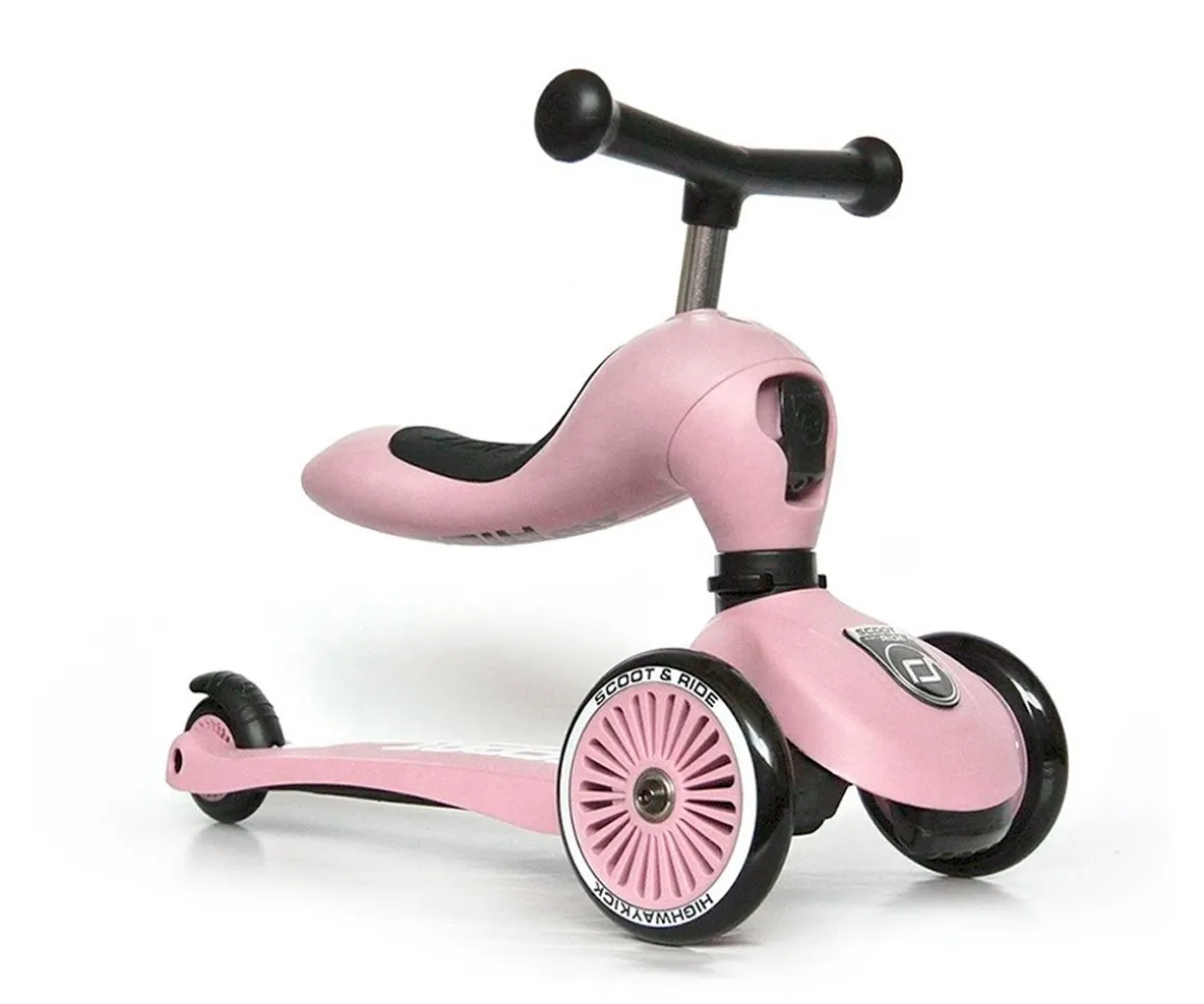 Patinete 2 en 1 Highwaykick One Rosa