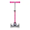 Patinete Mini Micro Deluxe Flux Neochrome Rosa Luces LED