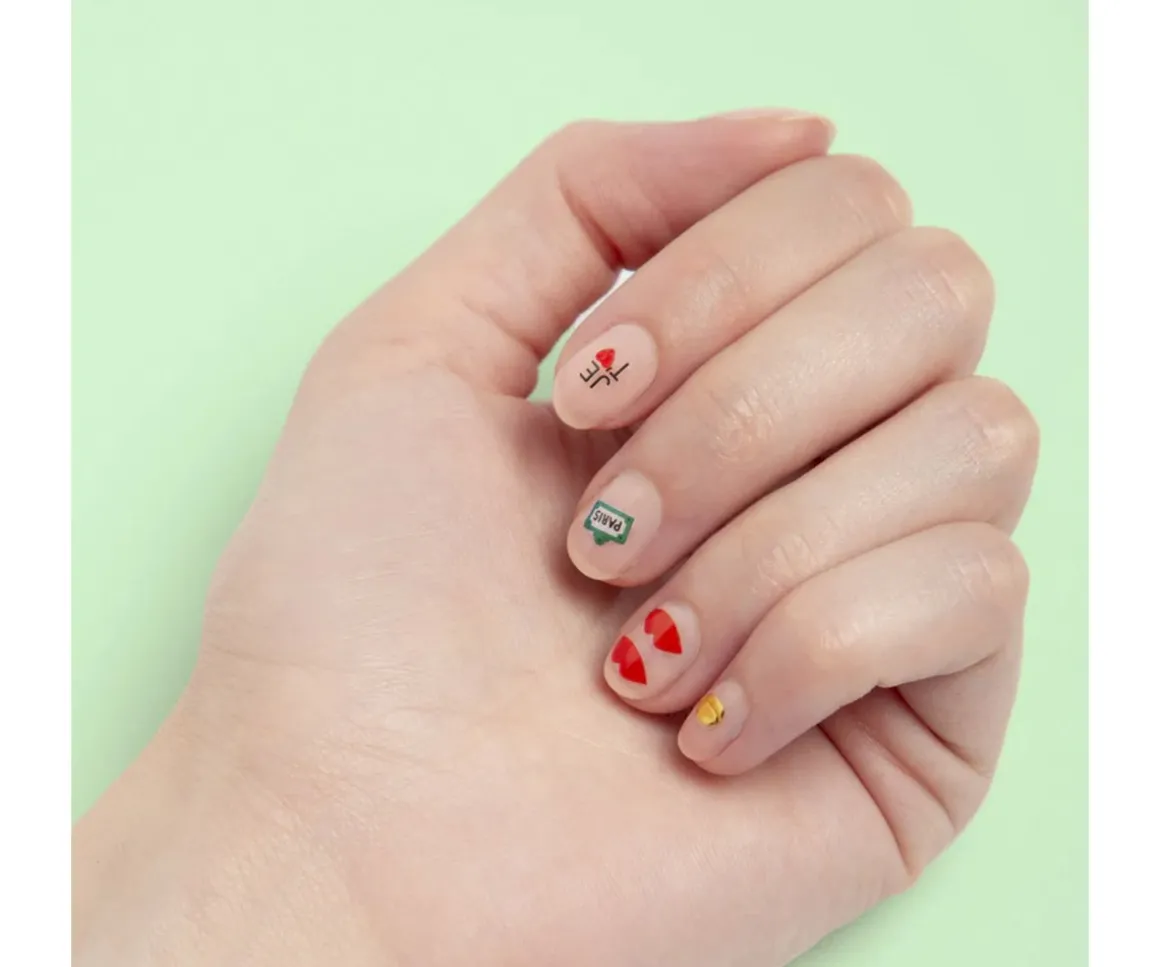 120 Pegatinas para Uñas París