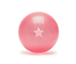 Pelota Glitter Rosa Neón 15 cm