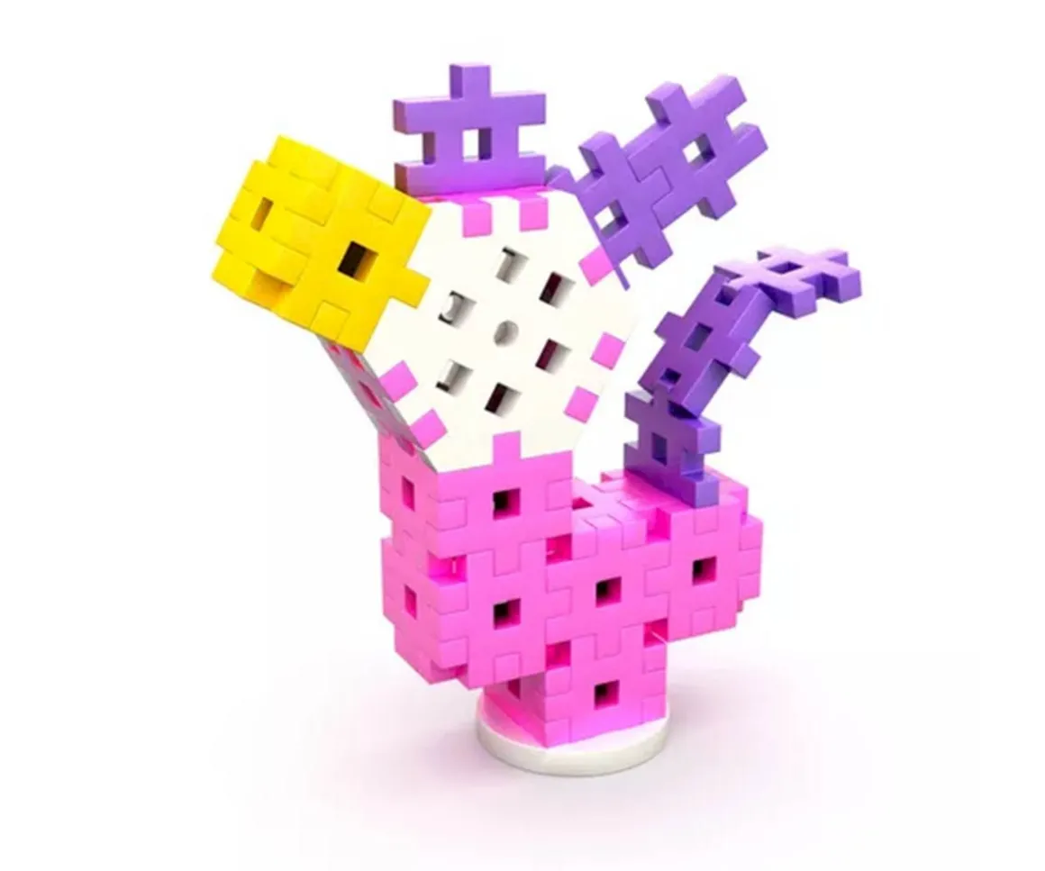 200 Piezas Constructor Pastel
