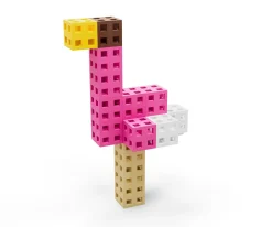 50 Piezas de Construcción Classic CUBE Pink