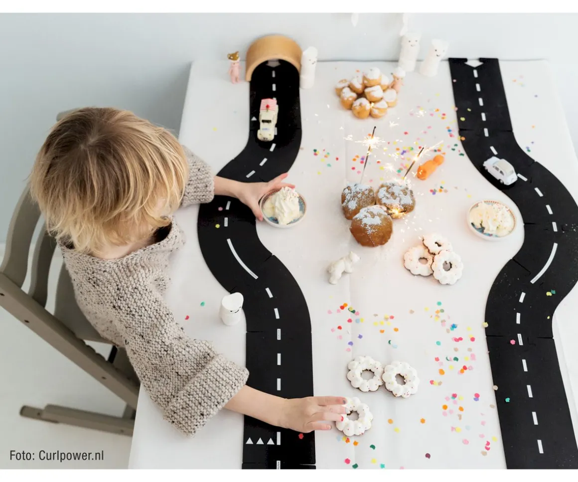 Pista de Coches Flexible 12 Piezas