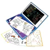 Pizarra LCD Libro de Dibujo con 20 Plantillas de Dibujo