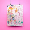 Póster XL Omy Lily Unicornio