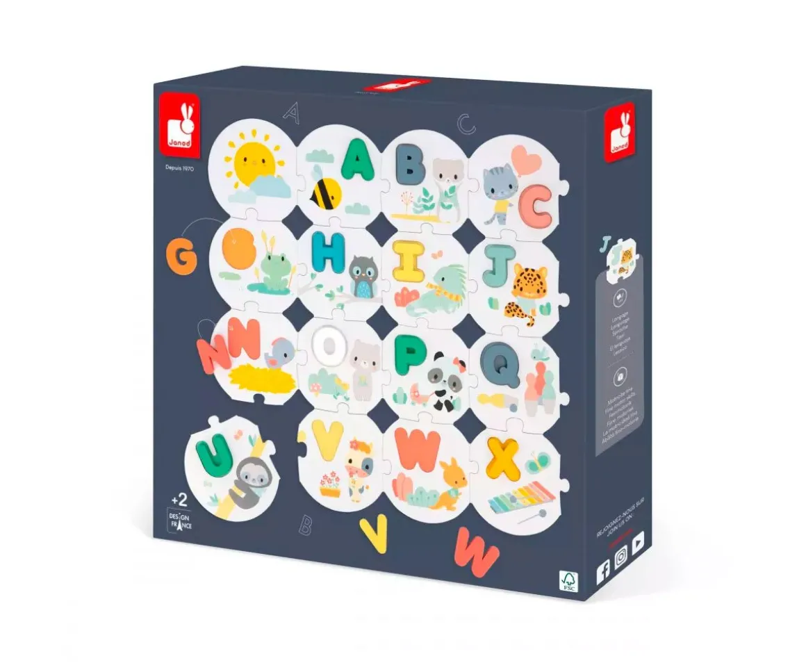 Puzzle Aprendo el Alfabeto en Francés