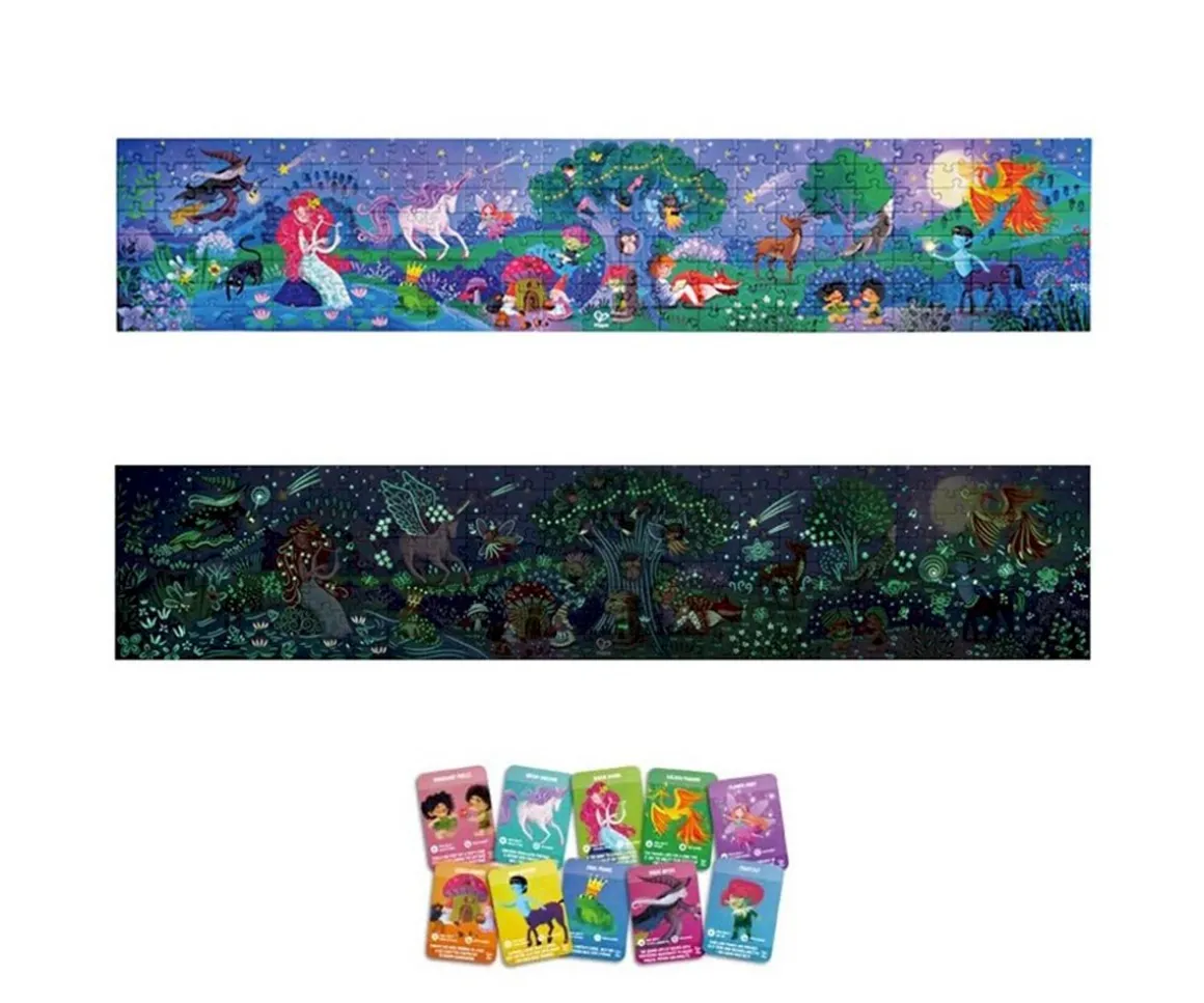 Puzzle Bosque Mágico Fluorescente
