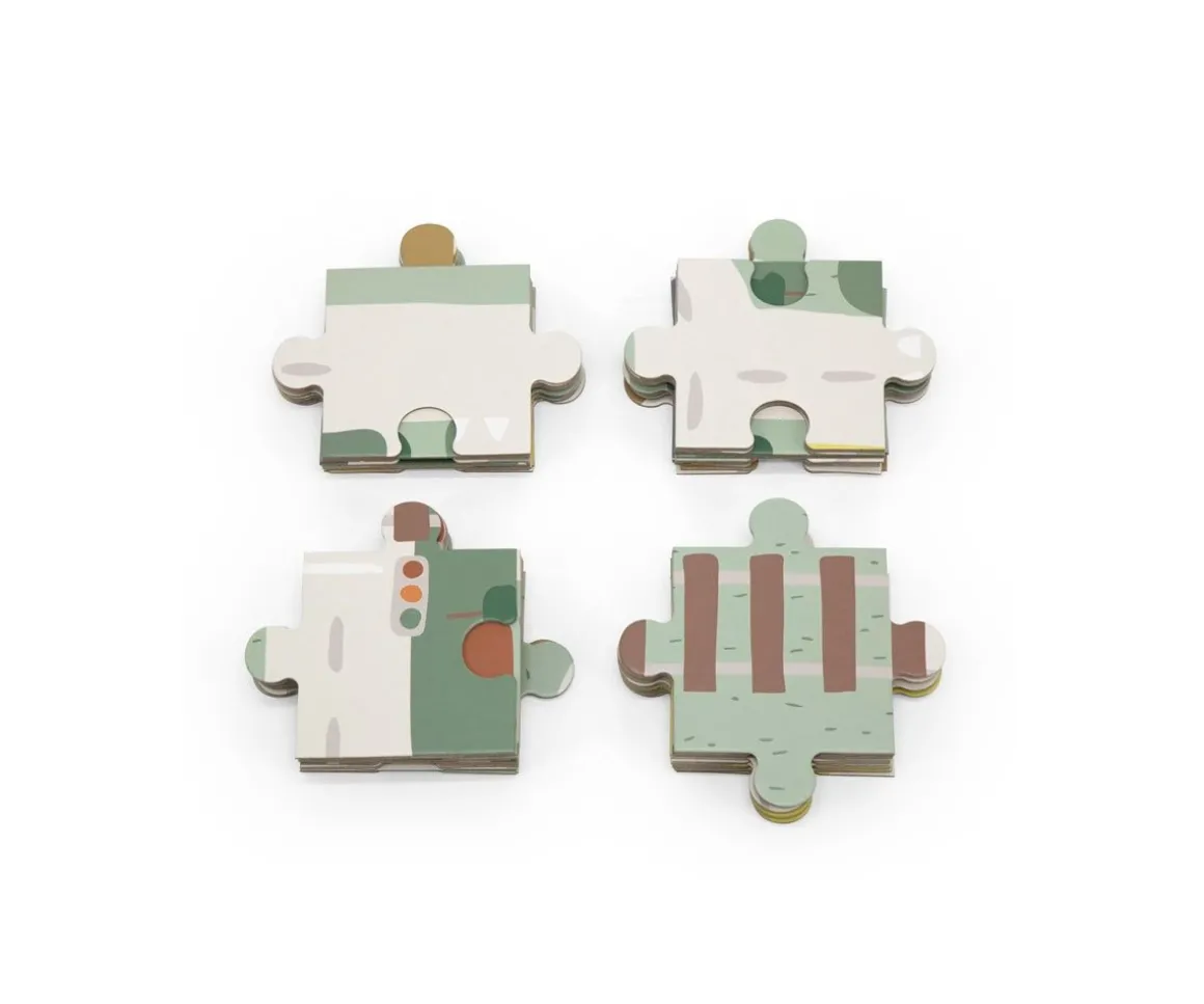 Puzzle Carretera con Accesorios Trixie