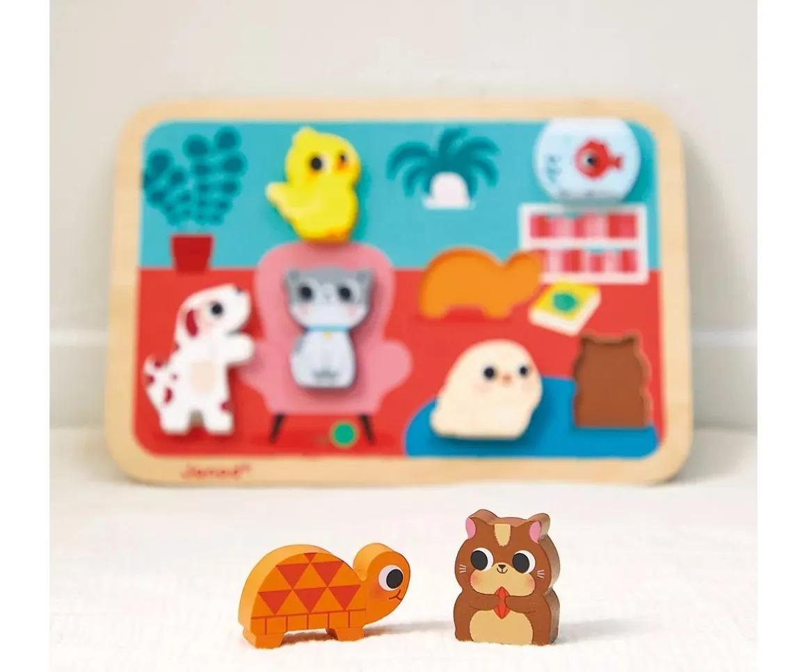 Puzzle Chunky Mascotas 7 Piezas