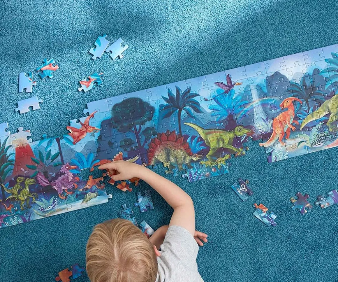 Puzzle Dinosaurios Fluorescente