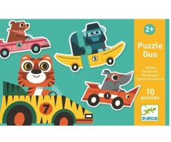 Puzzle Dúo Coches de Carrera