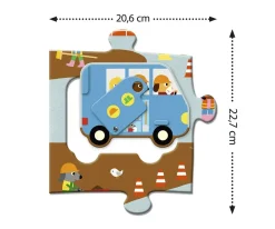 Puzzle Gigante Sitio de Construcción