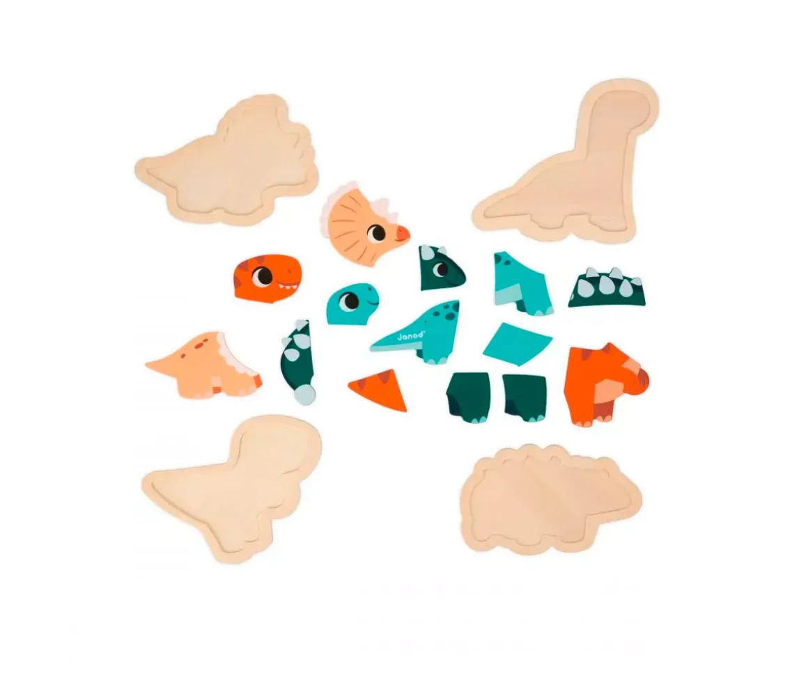 4 Puzzles Evolutivos Dino