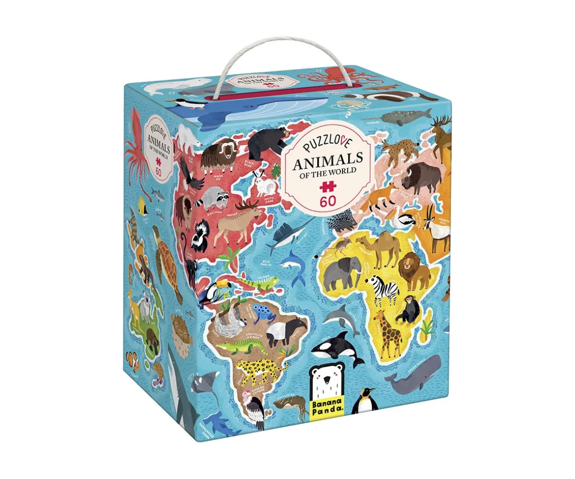 Puzzlove Animals Of The World 60